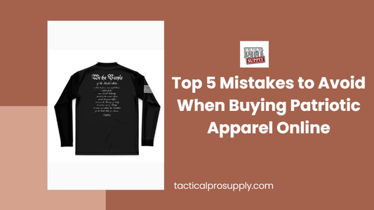 Top 5 Mistakes to Avoid When Buying Patriotic Apparel Online
