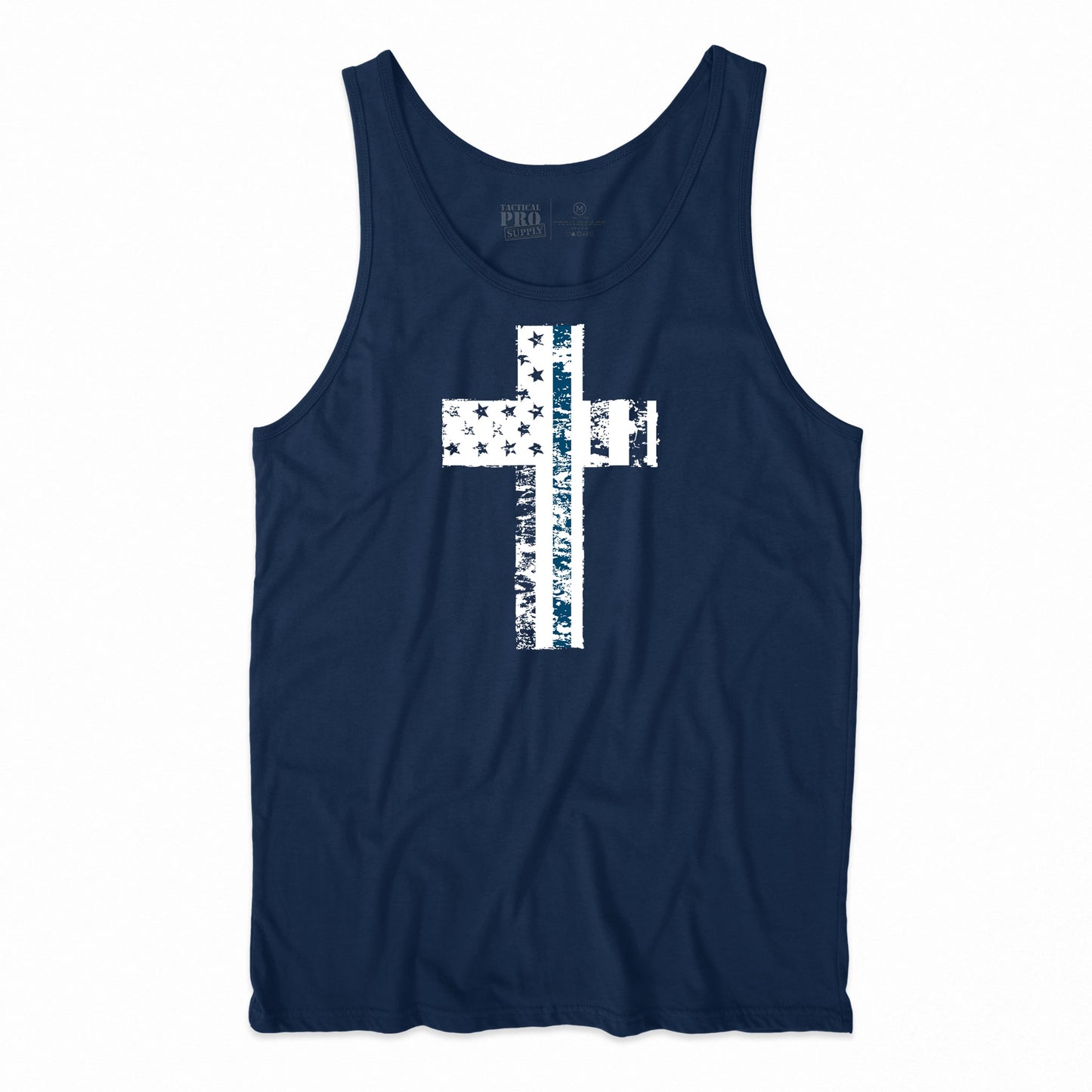 Cross Flag Blue Line