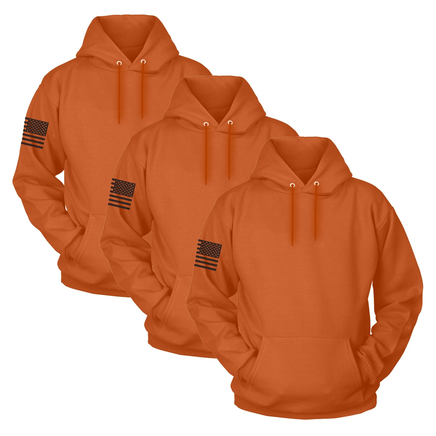 TPS - Bright Orange Hoodie Bundle - 3 Pack