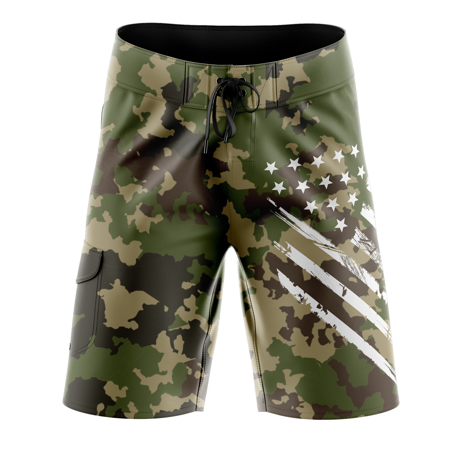 Marine Camo White Crest