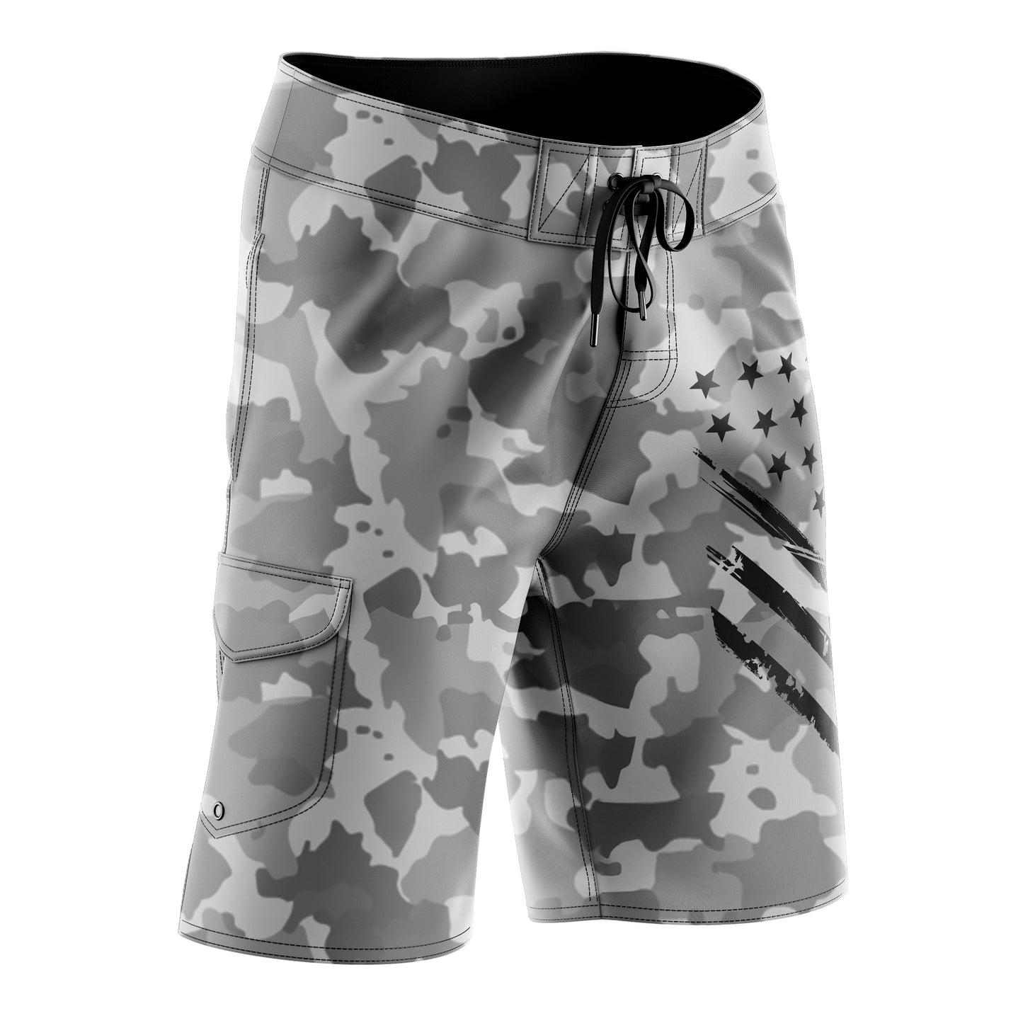 Gray Camo Black Crest