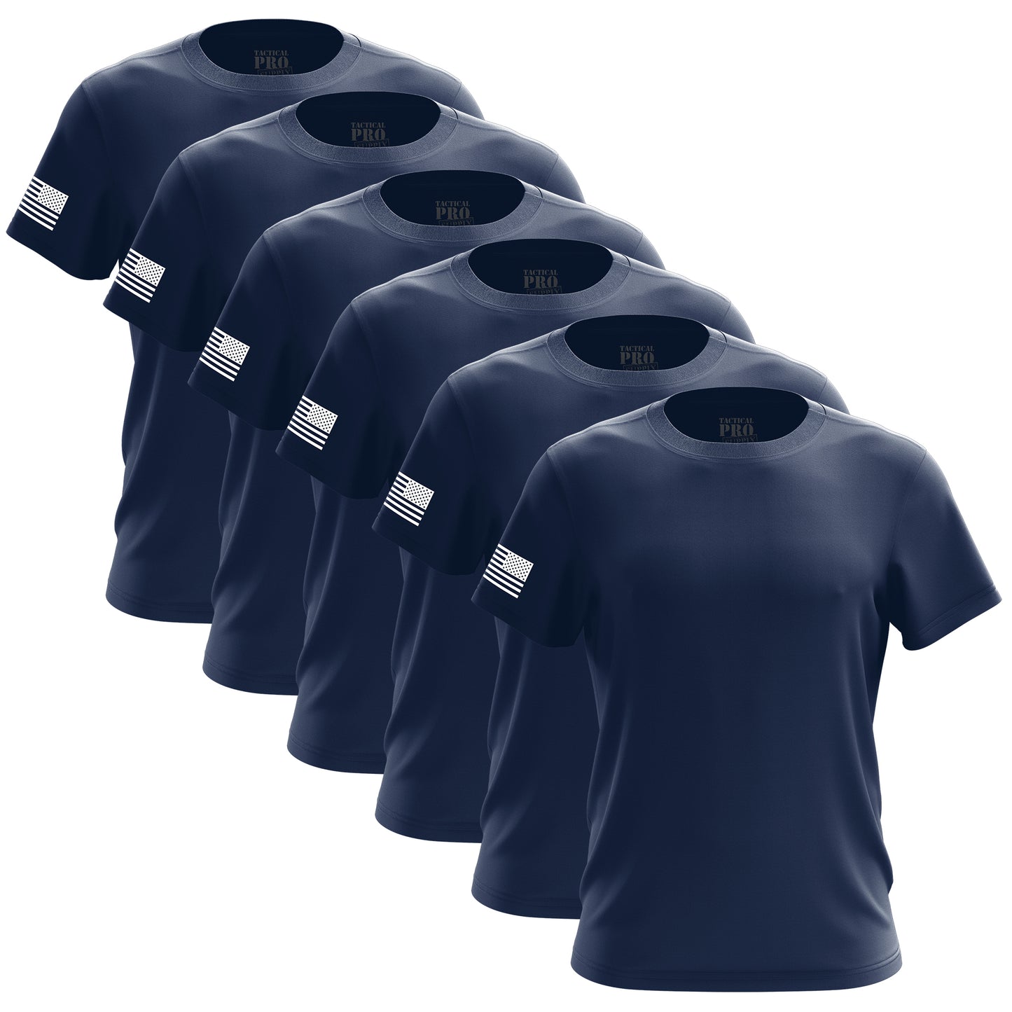 TPS - Navy Blue Men's Shirt Bundle - 6 Pack