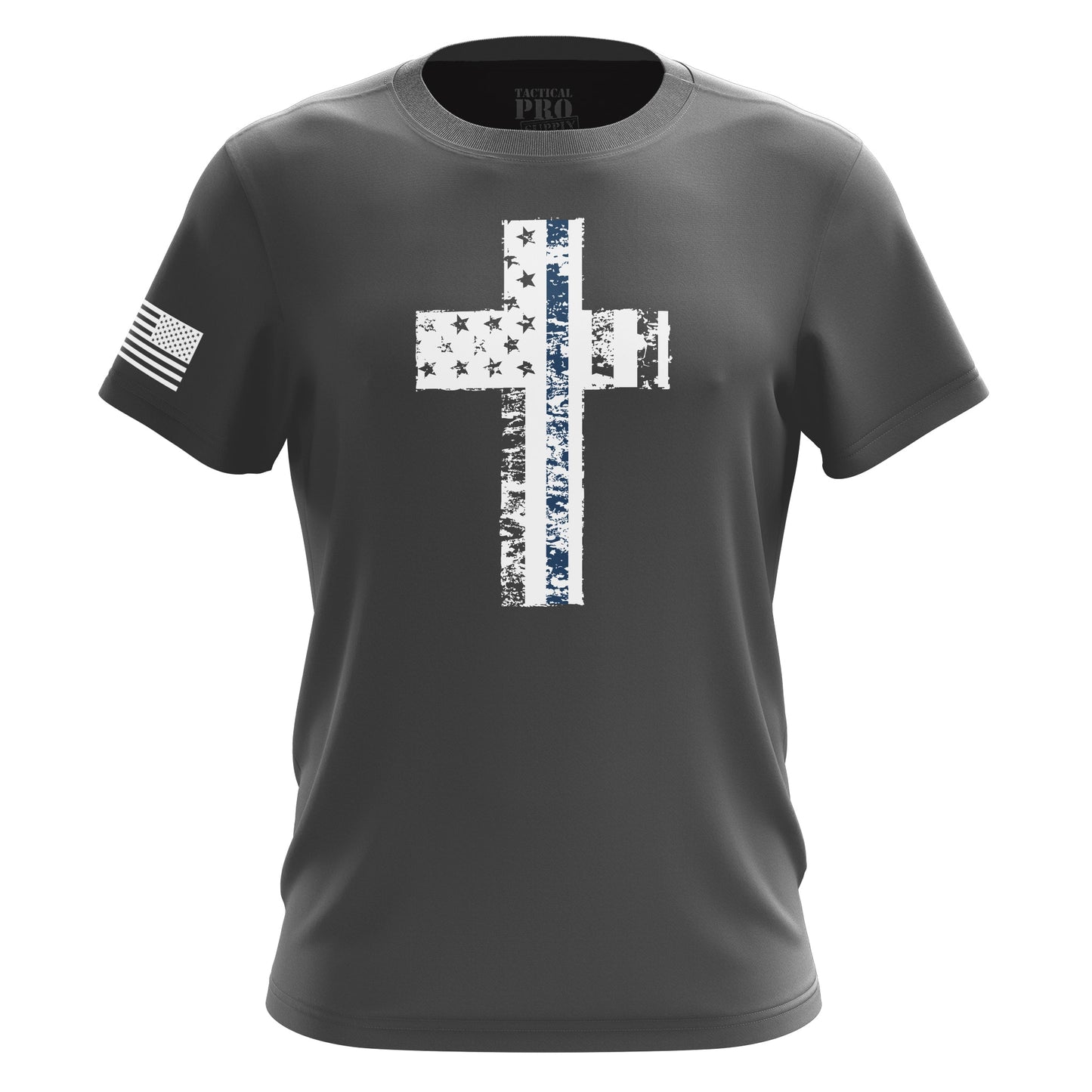 Cross Flag Blue Line