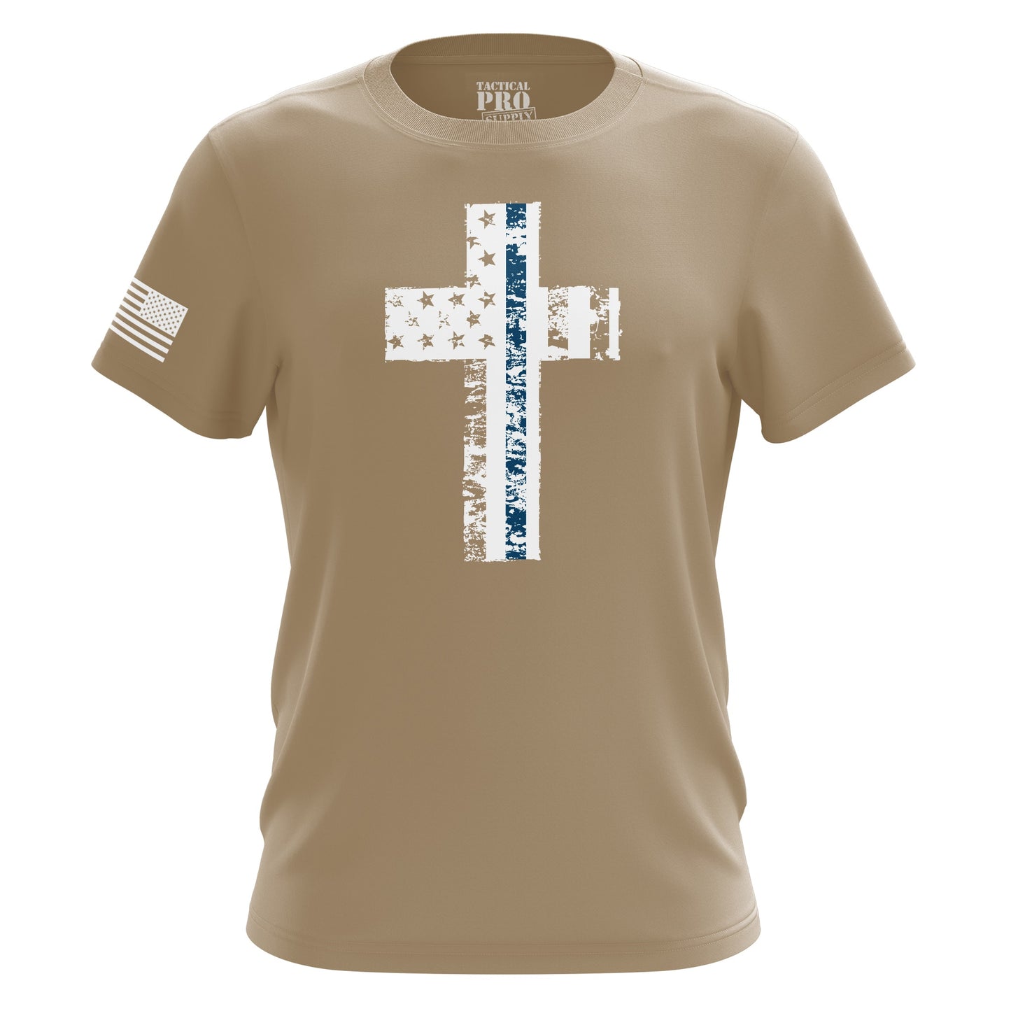 Cross Flag Blue Line