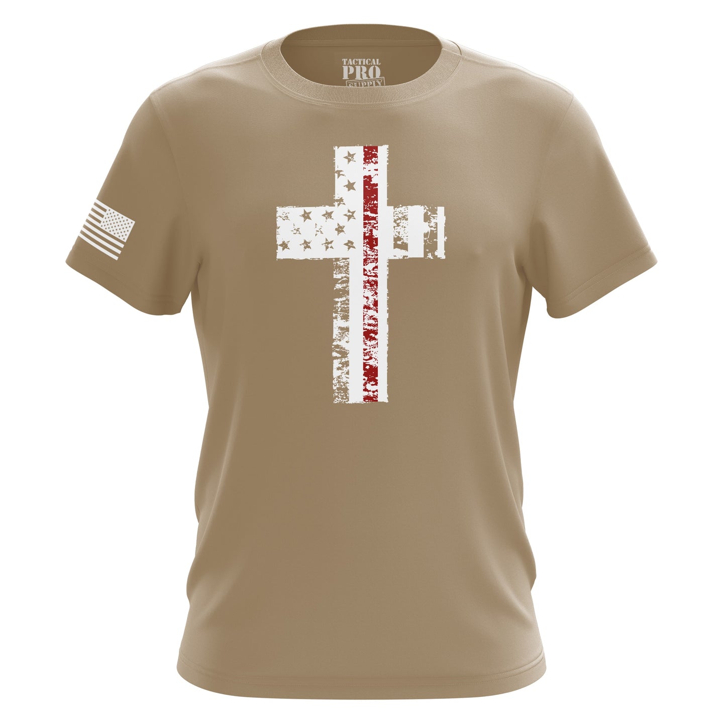 Cross Flag Red Line