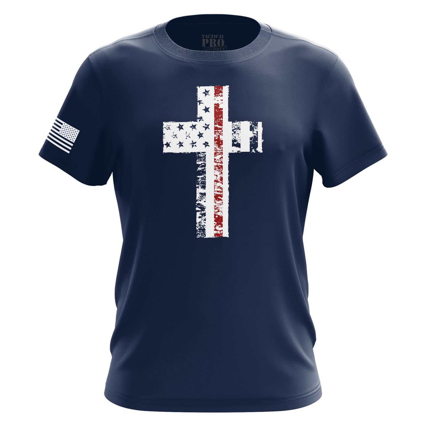 Cross Flag Red Line