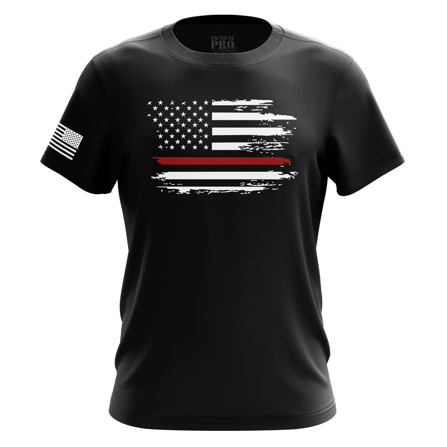 Distressed Flag Red Line