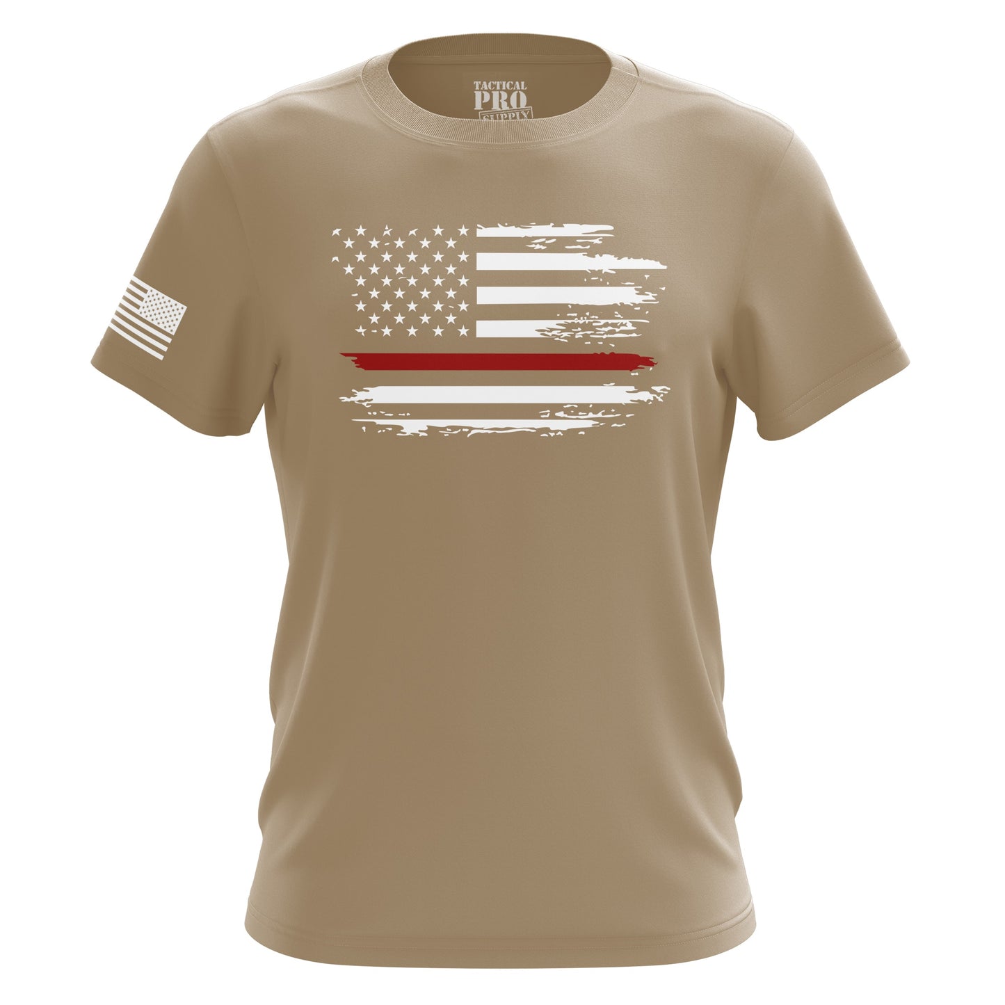 Distressed Flag Red Line