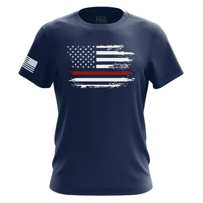 Distressed Flag Red Line