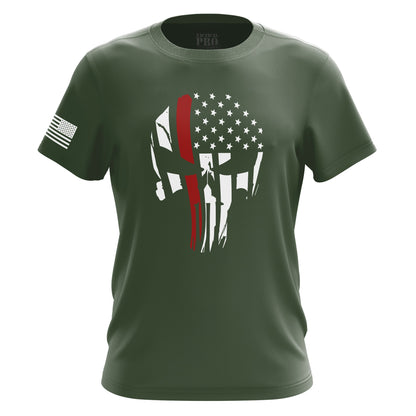 Punisher Flag Red Line