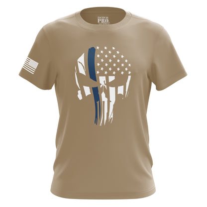 Punisher Flag Blue Line