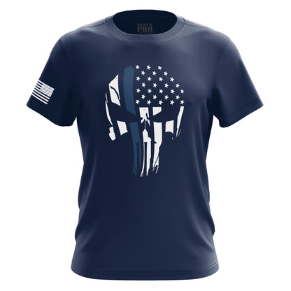 Punisher Flag Blue Line