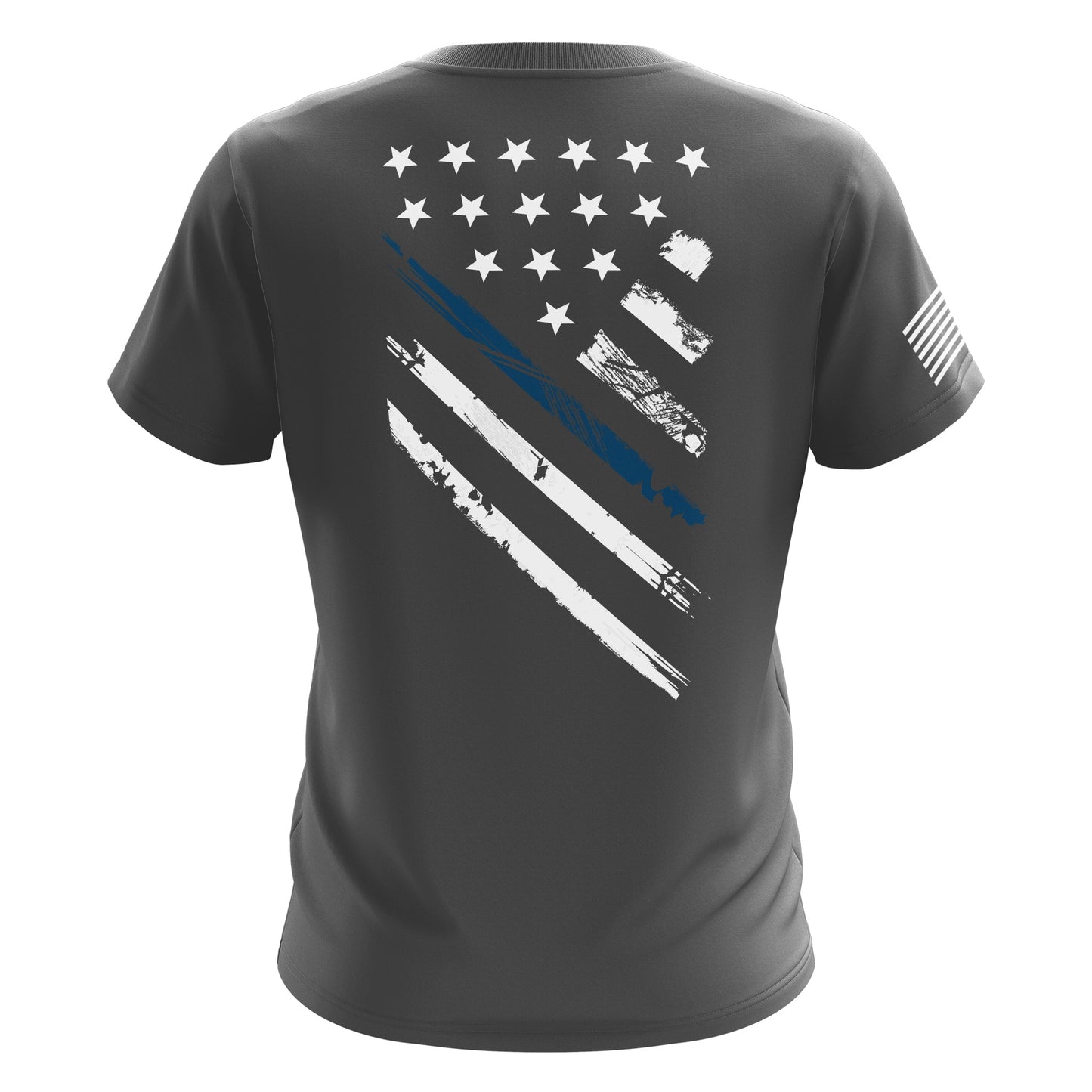 Blue Line Crest Flag