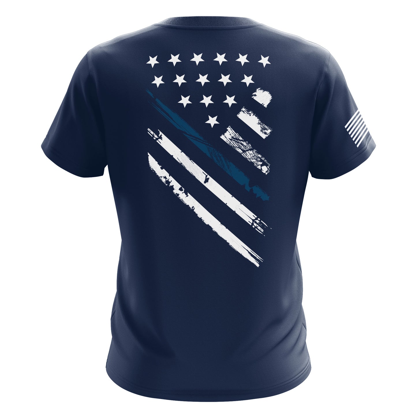 Blue Line Crest Flag