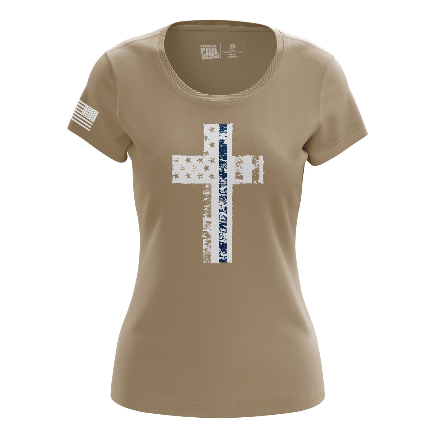 Cross Flag Blue Line