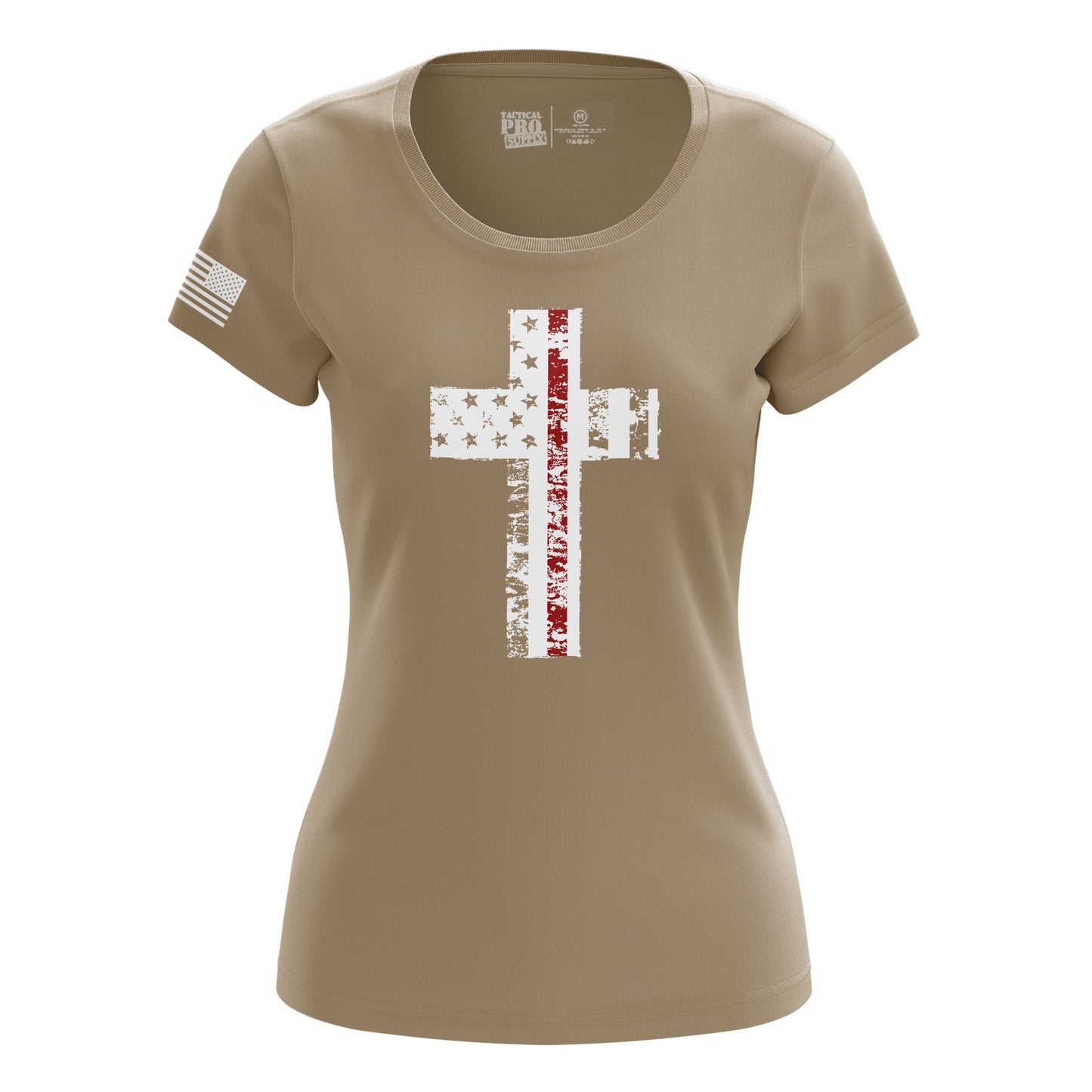 Cross Flag Red Line