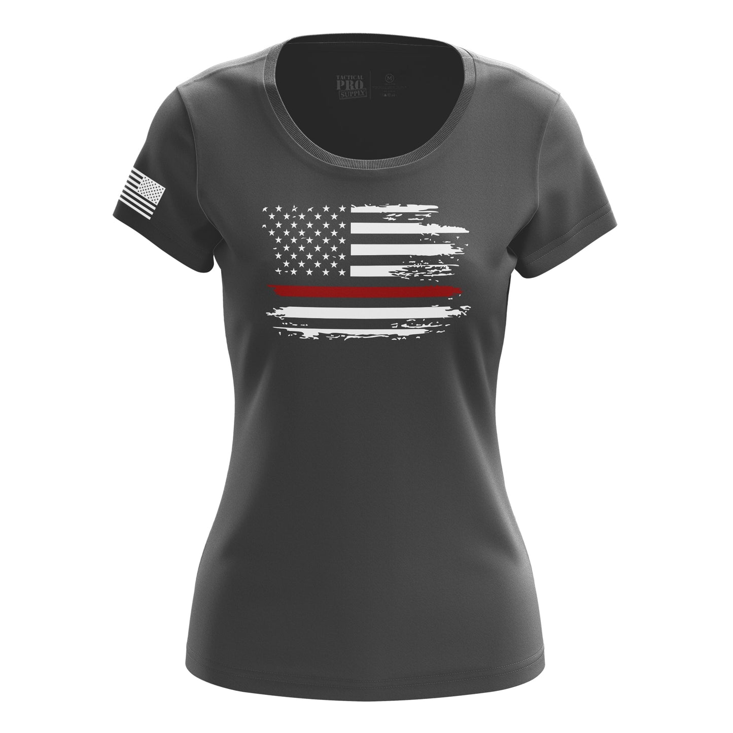 Distressed Flag Red Line