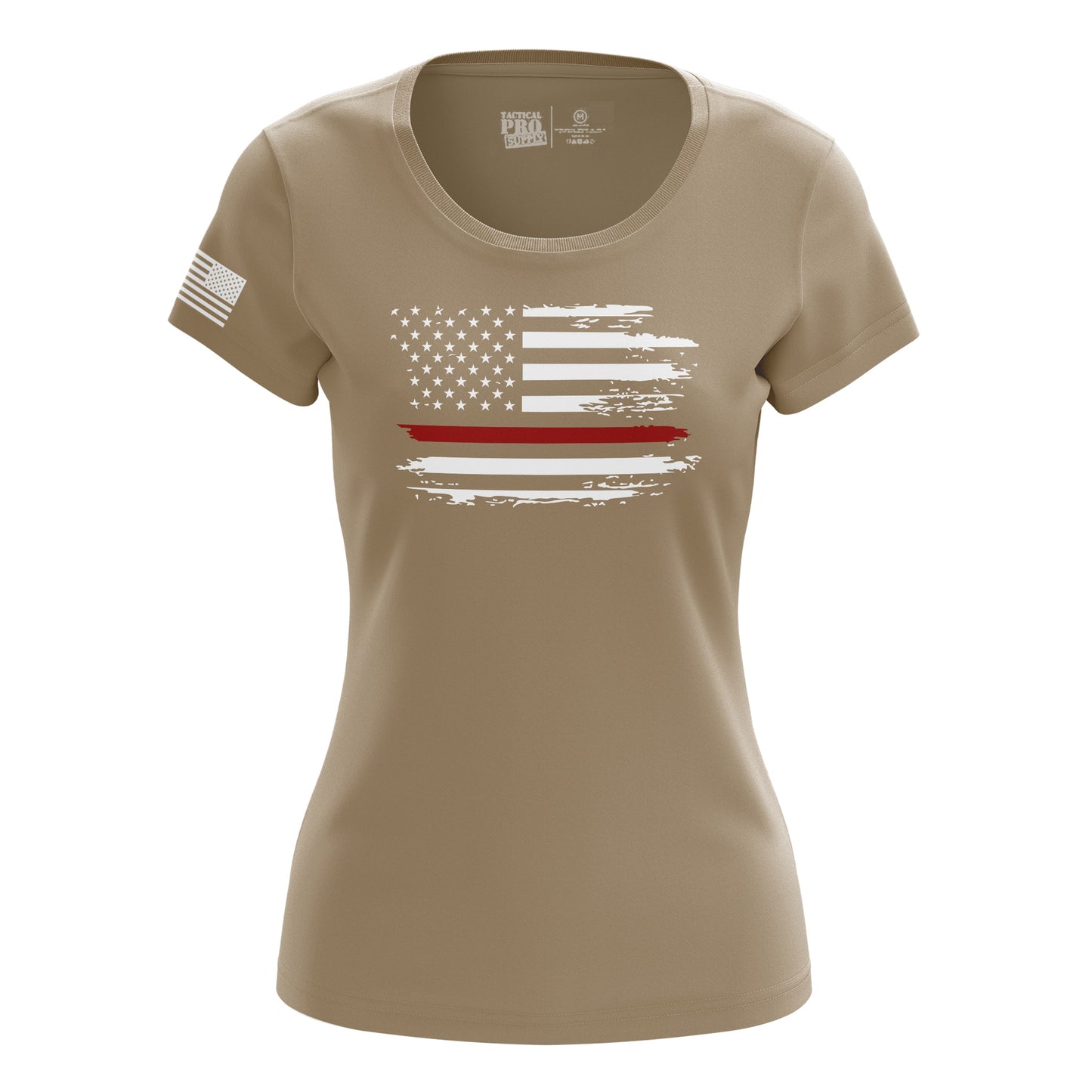 Distressed Flag Red Line