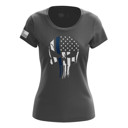 Punisher Flag Blue Line