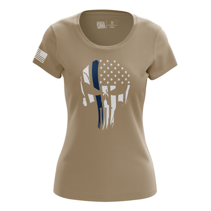Punisher Flag Blue Line