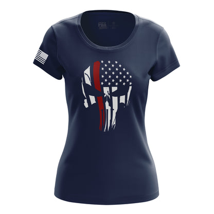 Punisher Flag Red Line