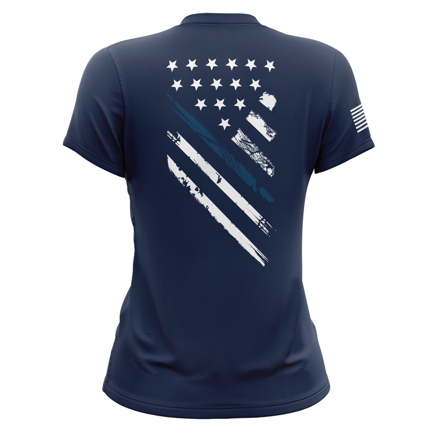 Blue Line Crest Flag