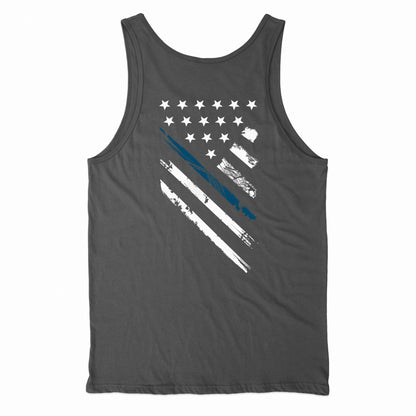 Blue Line Crest Flag