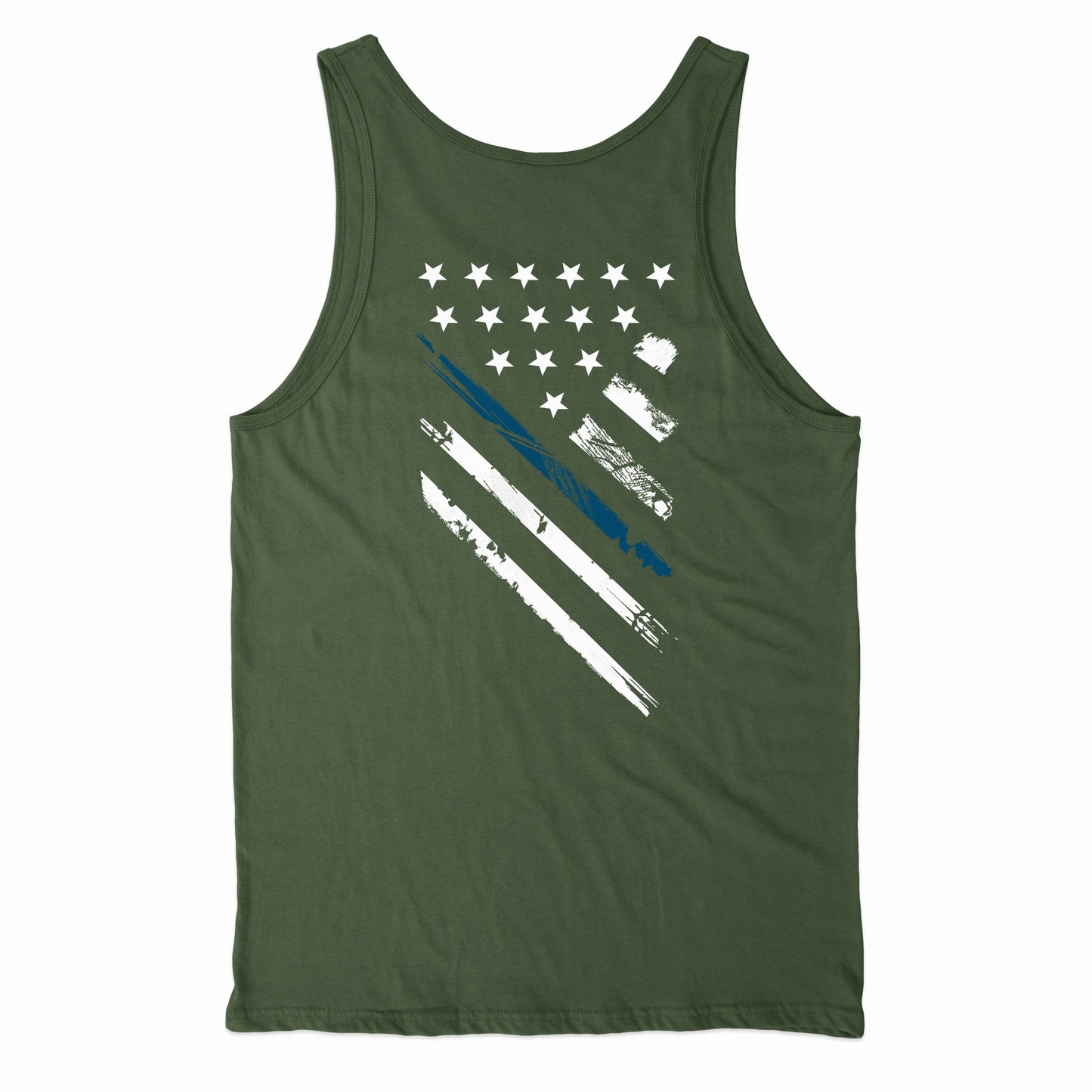 Blue Line Crest Flag