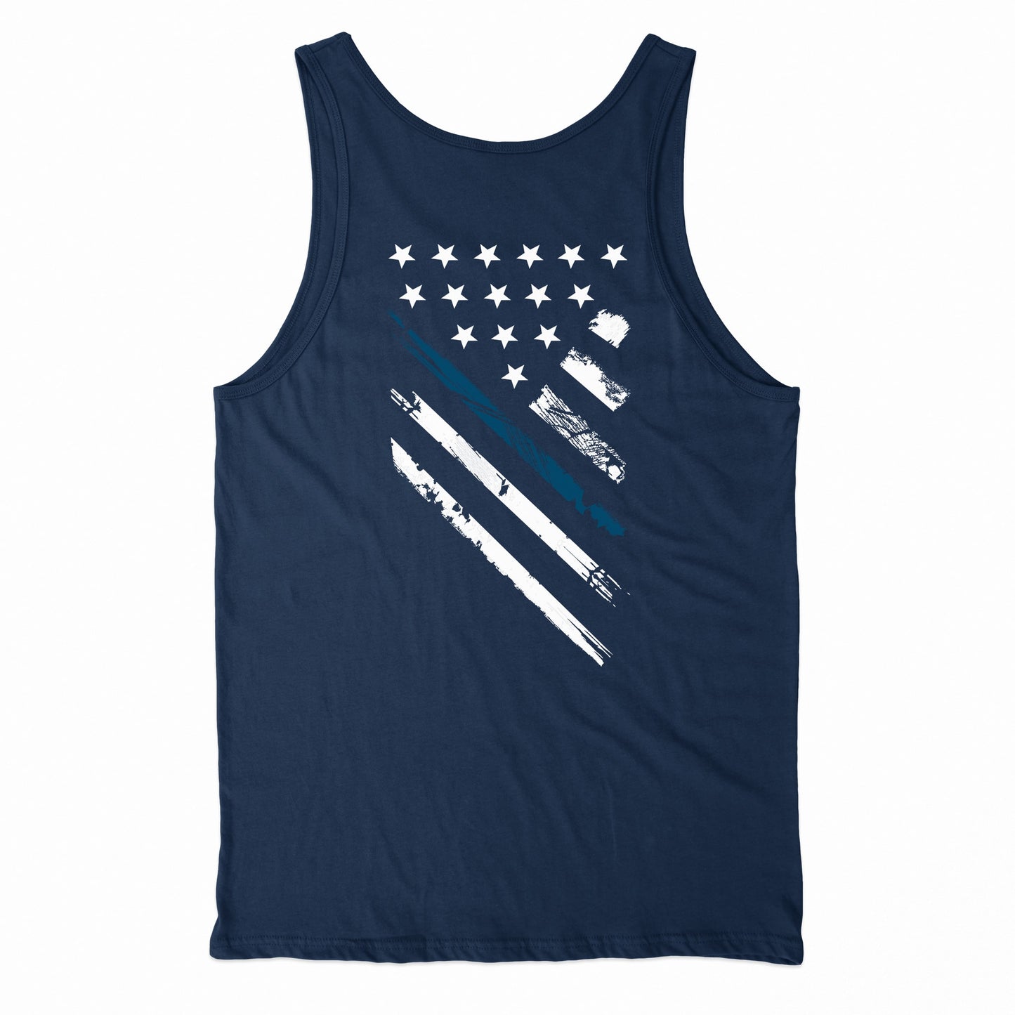 Blue Line Crest Flag