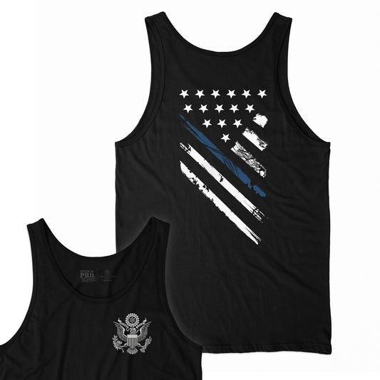 Blue Line Crest Flag