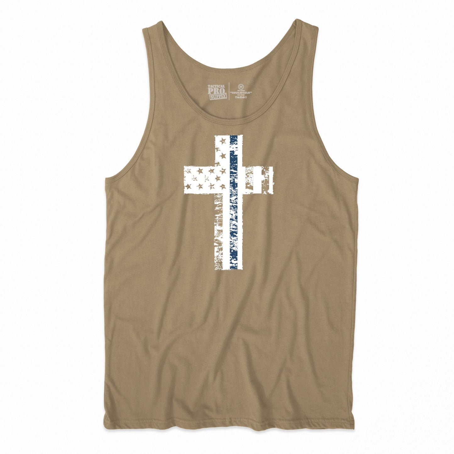 Cross Flag Blue Line