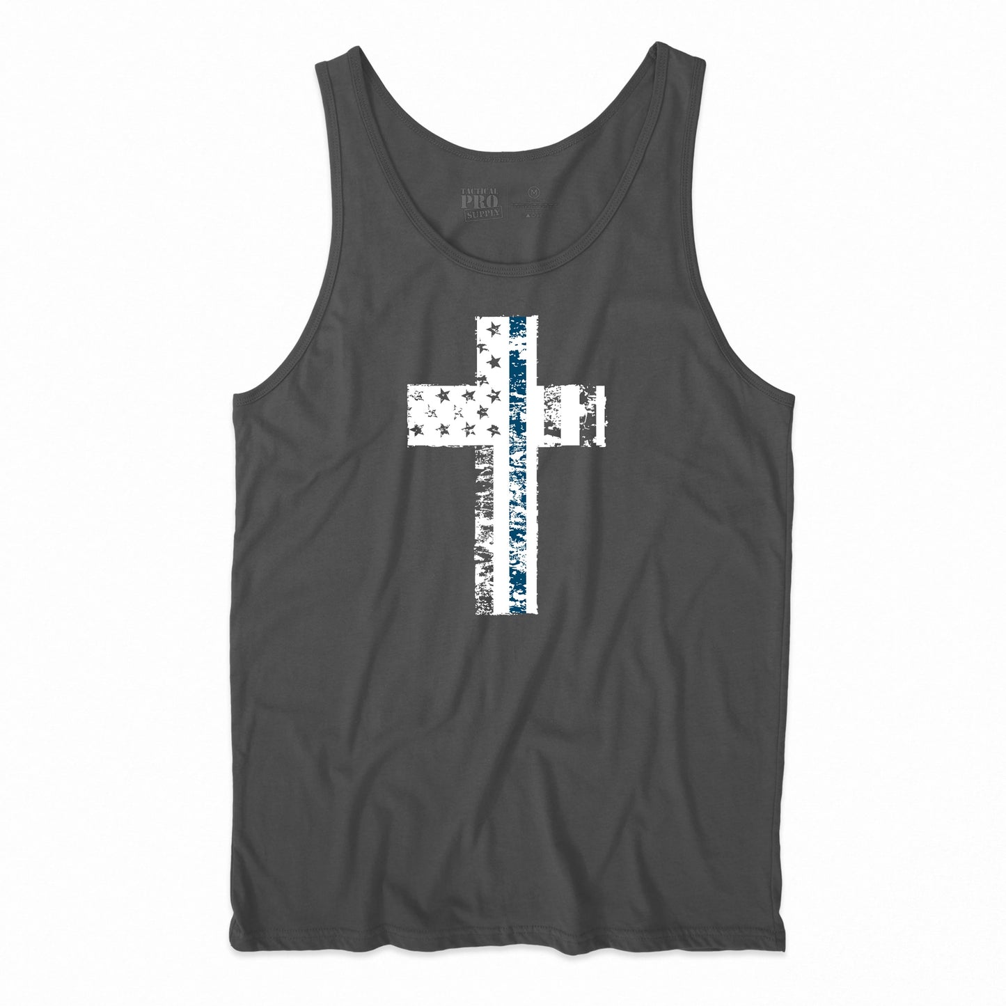 Cross Flag Blue Line