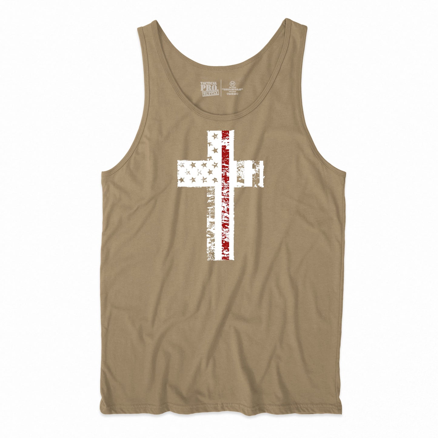 Cross Flag Red Line