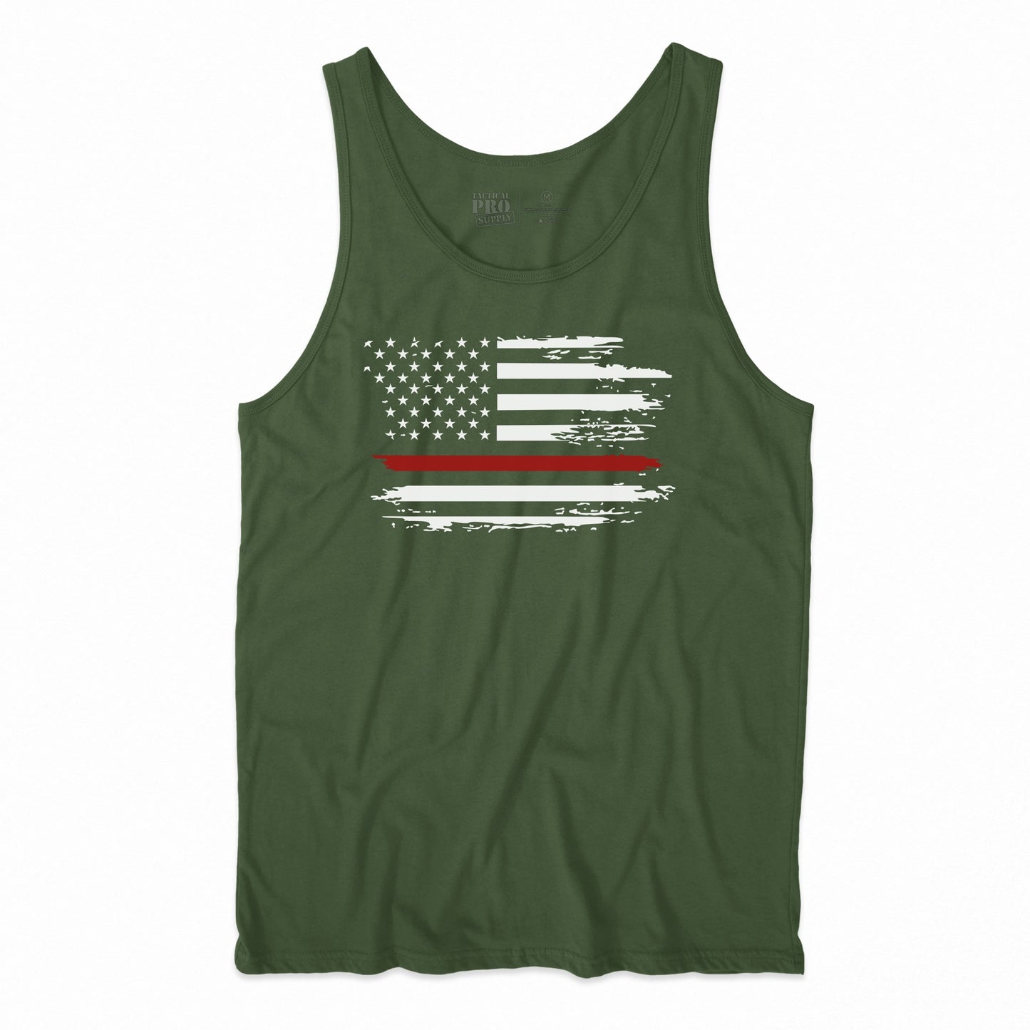 Distressed Flag Red Line