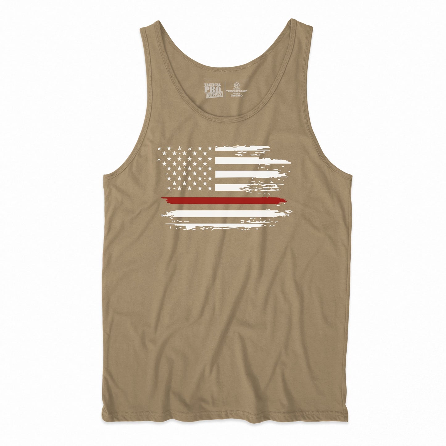 Distressed Flag Red Line
