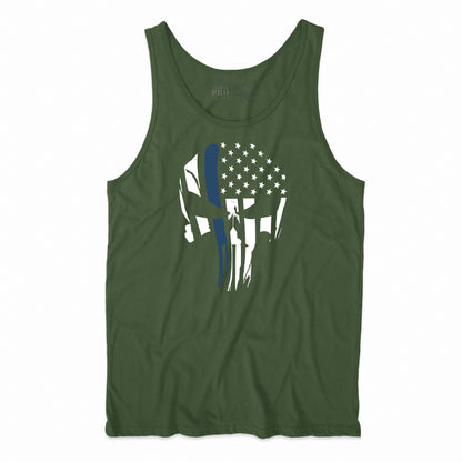 Punisher Flag Blue Line