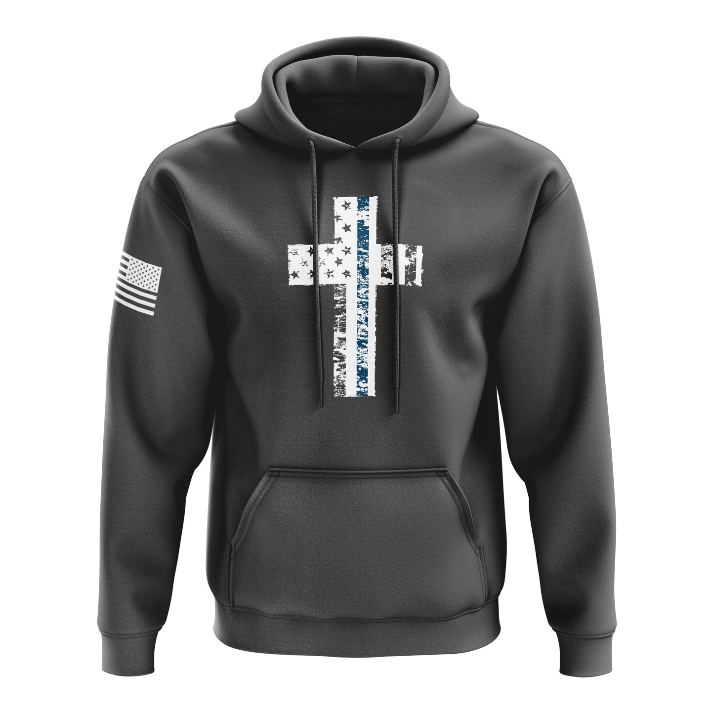 Cross Flag Blue Line