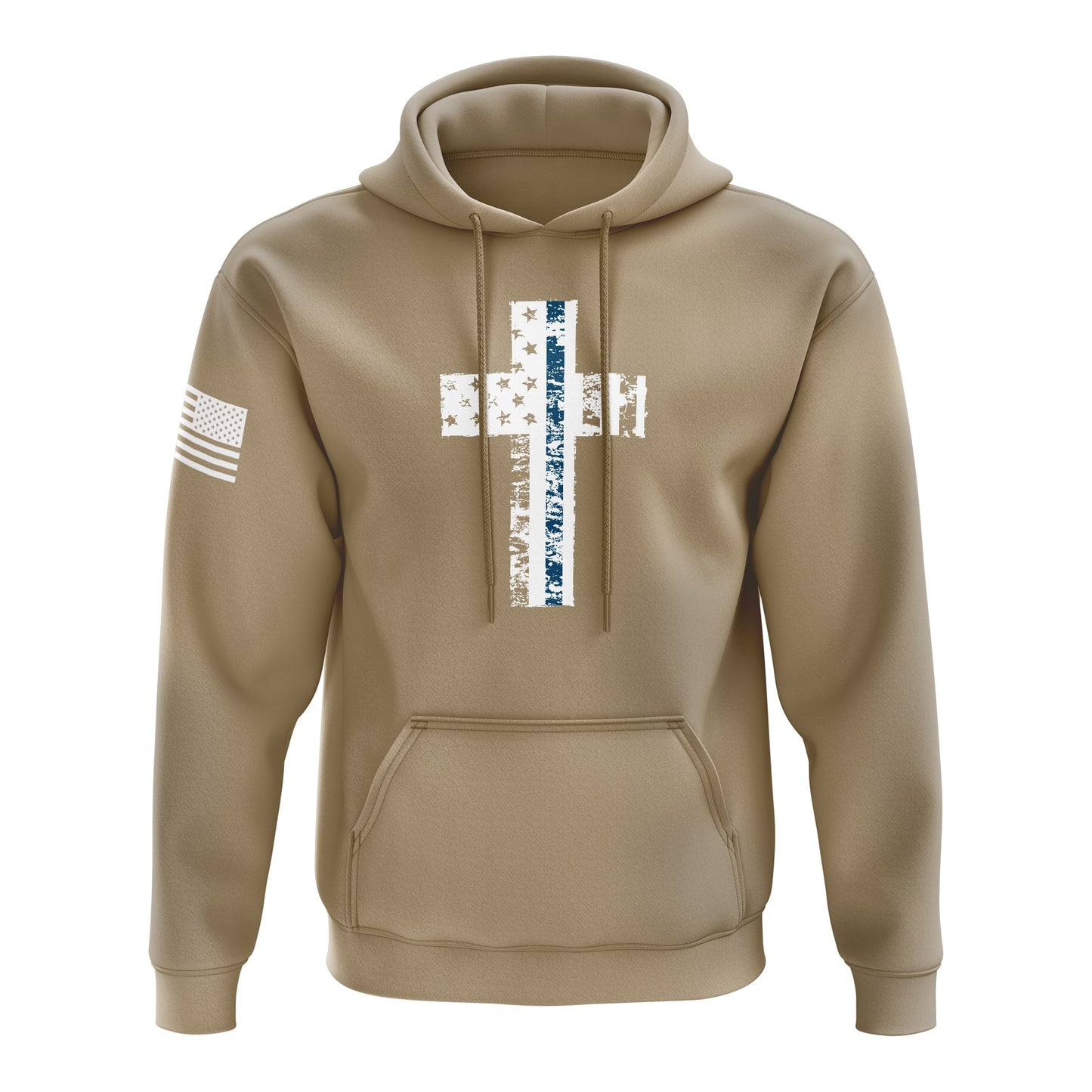 Cross Flag Blue Line