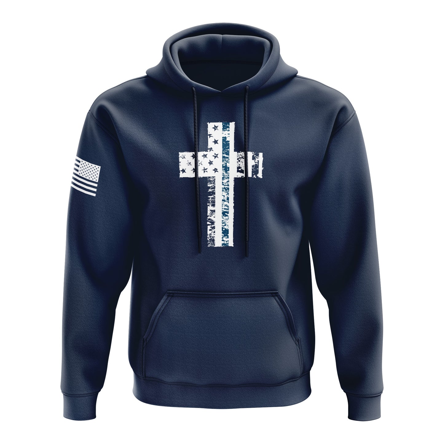 Cross Flag Blue Line