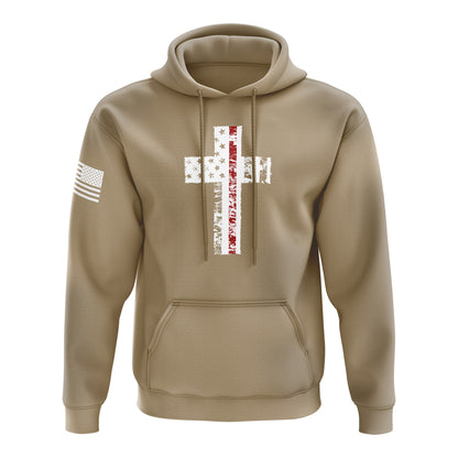 Cross Flag Red Line