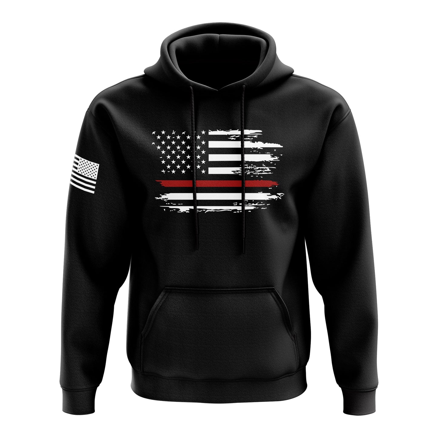 Distressed Flag Red Line