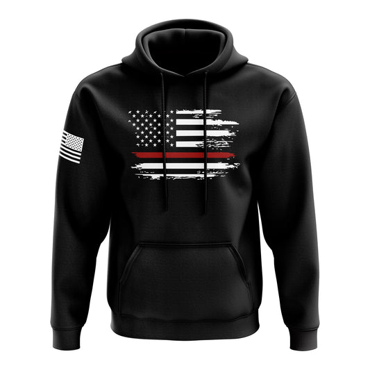 Distressed Flag Red Line