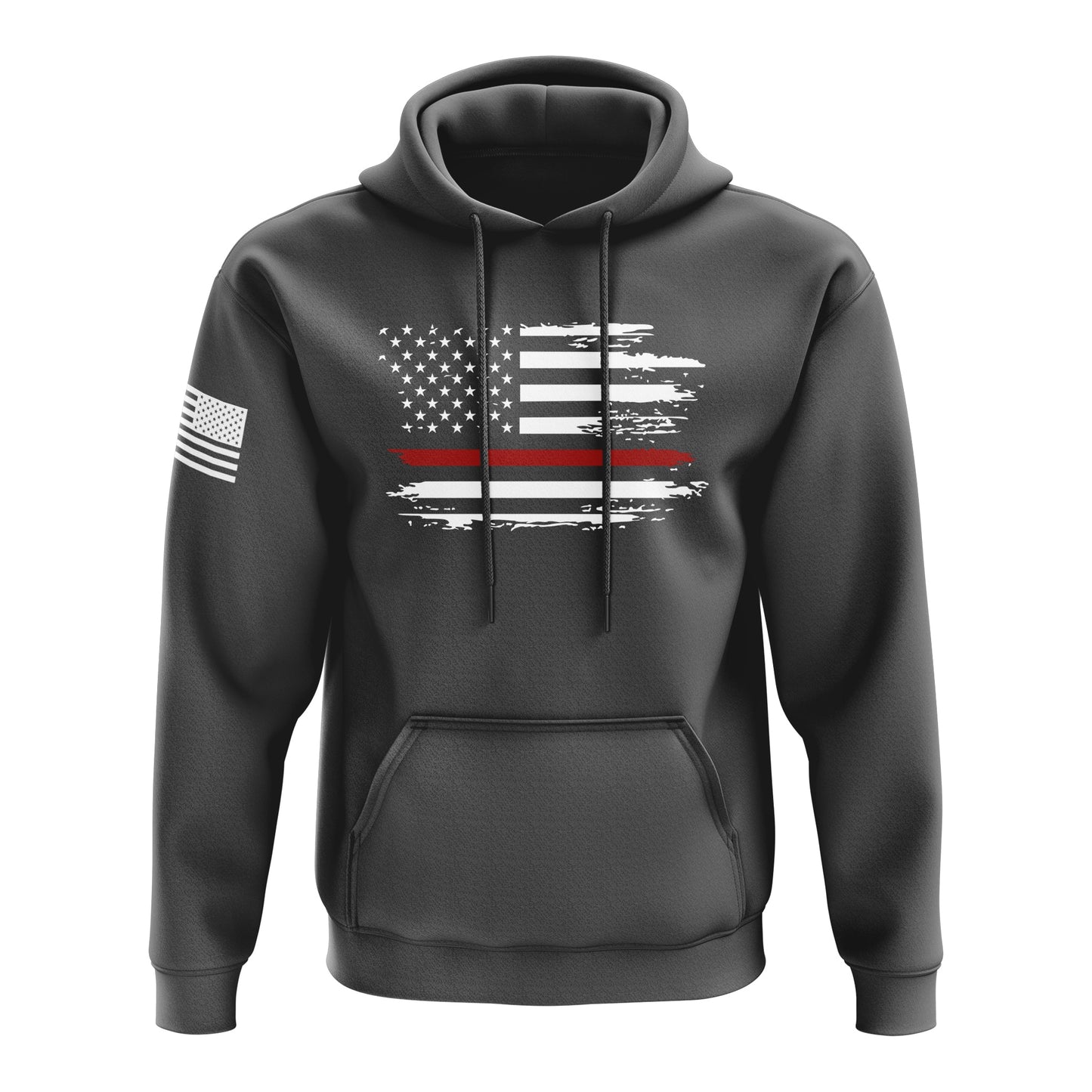 Distressed Flag Red Line