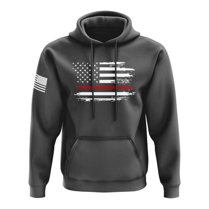 Distressed Flag Red Line