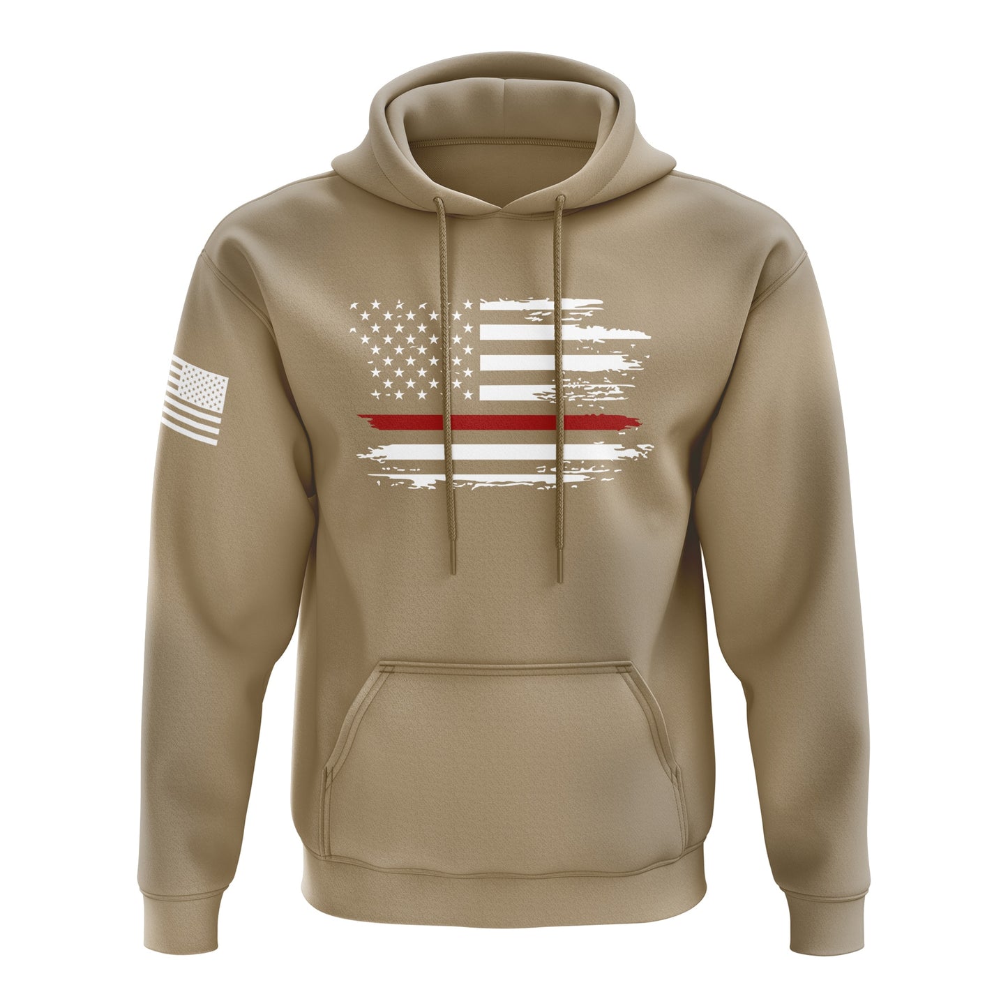 Distressed Flag Red Line