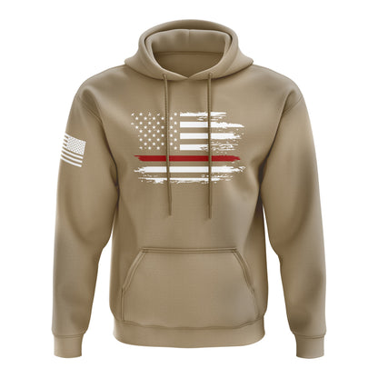 Distressed Flag Red Line