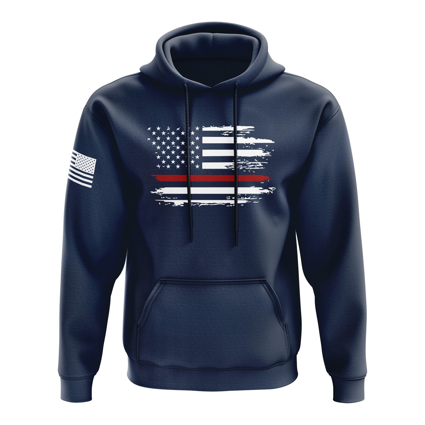 Distressed Flag Red Line