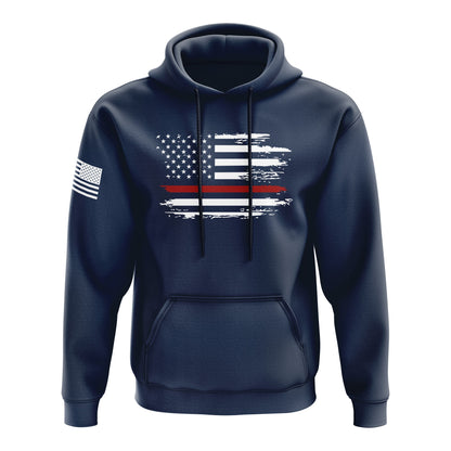 Distressed Flag Red Line