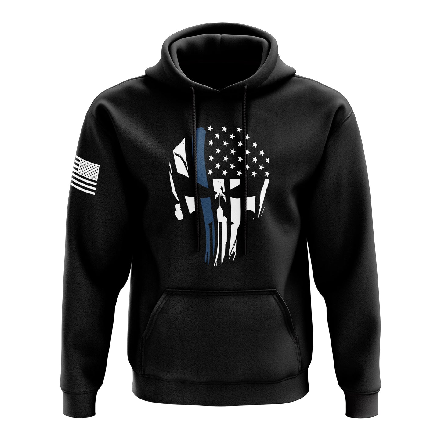Punisher Flag Blue Line