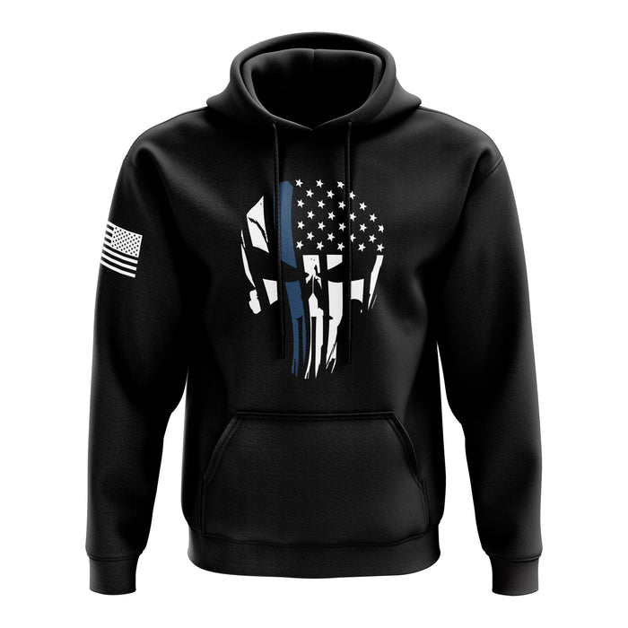 Punisher Flag Blue Line